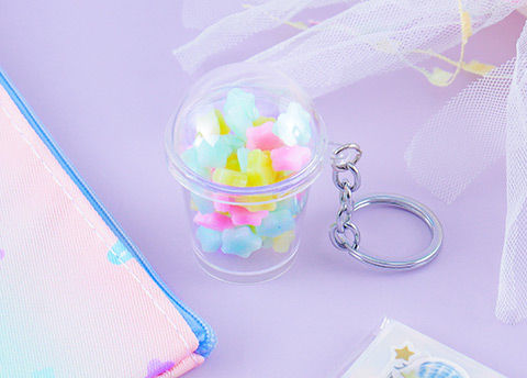 Colorful Candy Cup Keychain