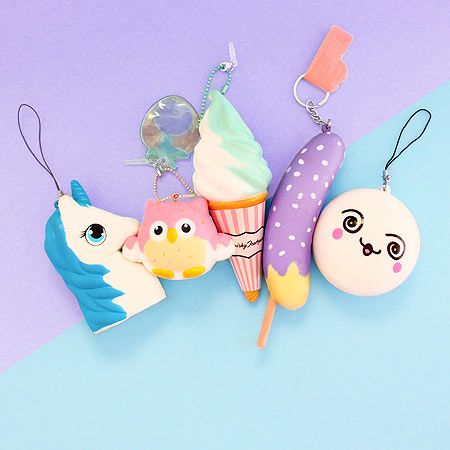 Kawaii Squishies - 20 different pieces set - KidsBaron