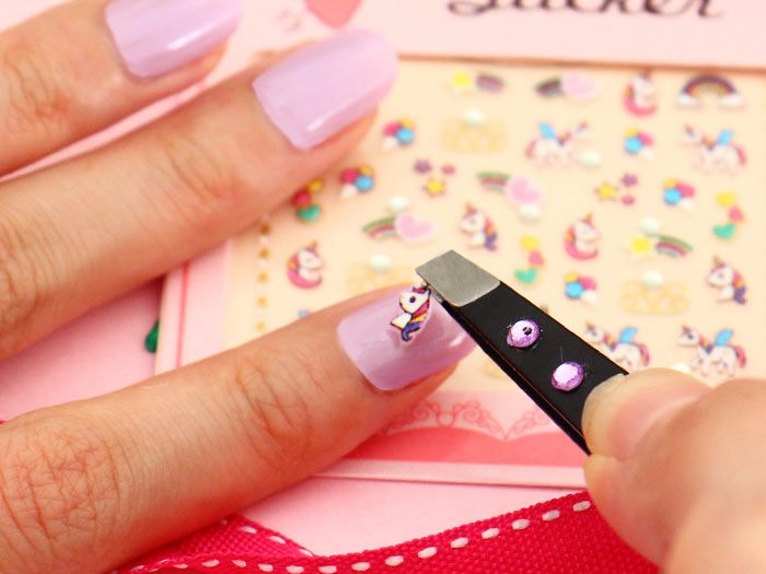 Kawaii Unicorn Nail Stickers