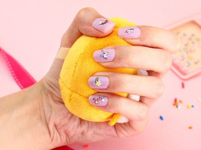 Kawaii Unicorn Nail Stickers