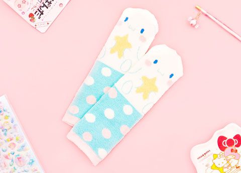 Fluffy Sanrio Characters Socks