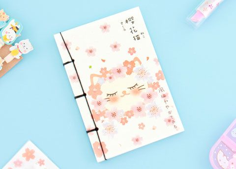 Sakura Neko Notebook