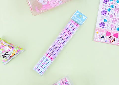 Cheerful Bonbonribbon Pencil Set