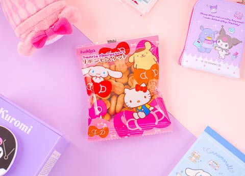 Milky Sanrio Ribbon Biscuits